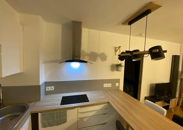 T2 Lumineux Centre Proche Metro, Parking Gratuit,1 Chambre, 1 Grande Piece A Vivre