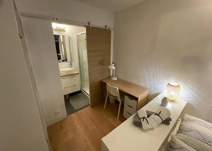 公寓 T2 Lumineux Centre Proche Metro, Parking Gratuit,1 Chambre, 1 Grande Piece A Vivre 圖盧茲