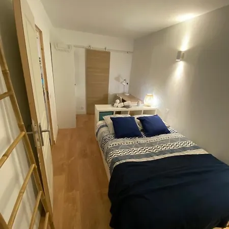 T2 Lumineux Centre Proche Metro, Parking Gratuit,1 Chambre, 1 Grande Piece A Vivre דירה *